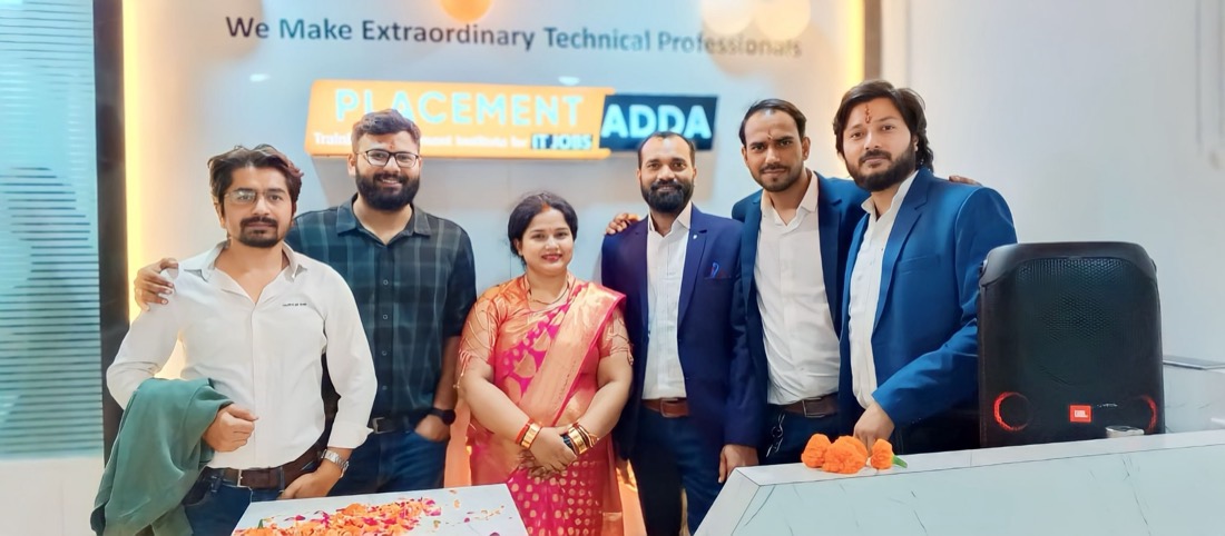 Placements Adda faculty and team at the institute in Indore
